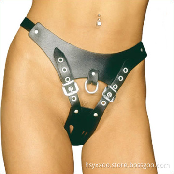 Leather Chastity Belts Device Bondage Restrains Slave Underwear Sexy Pants Sexy Sex Toys For Female